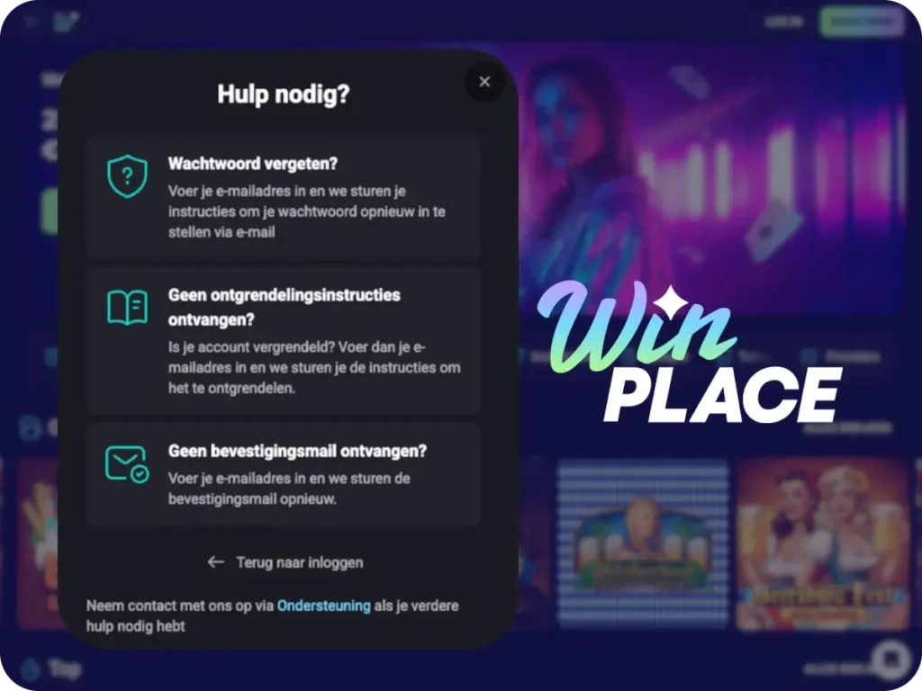 Winplace Casino Account