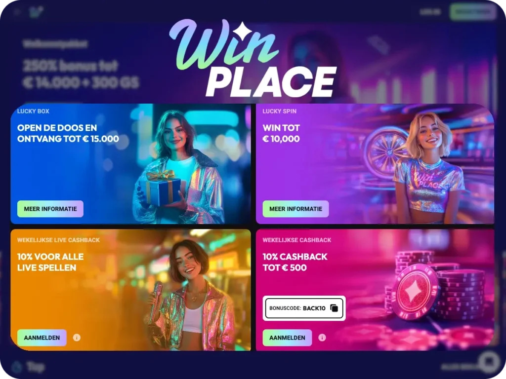 Winplace Casino Bonuses